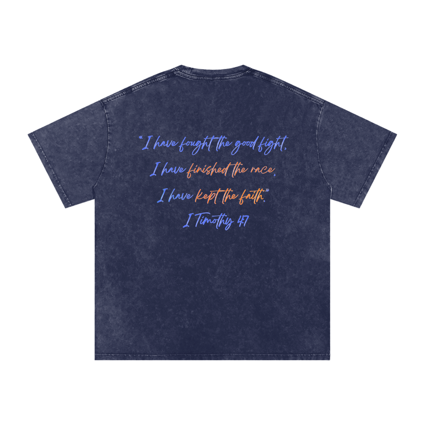 Christian,apparel,yellow,black,navy,red,encouragement,encouraging,faith,fear,race,finish,car,racecar,scripture,scriptures,positive,positivity,inspirational,gospel,message,verse,passage,shirts