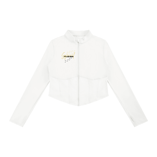 Women's Slim Fit Full-Zip Yoga Jacket