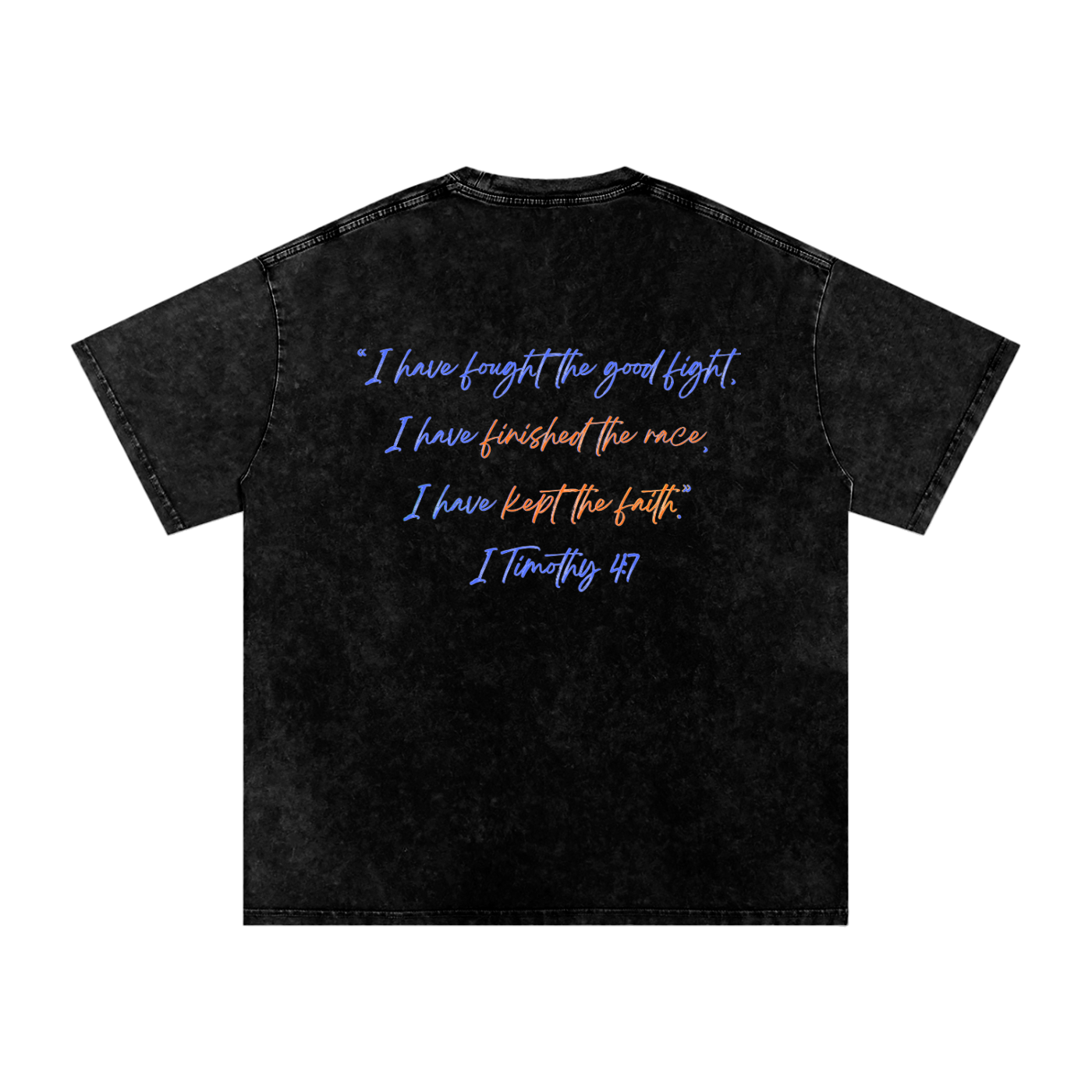 Christian,apparel,yellow,black,navy,red,encouragement,encouraging,faith,fear,race,finish,car,racecar,scripture,scriptures,positive,positivity,inspirational,gospel,message,verse,passage,shirts